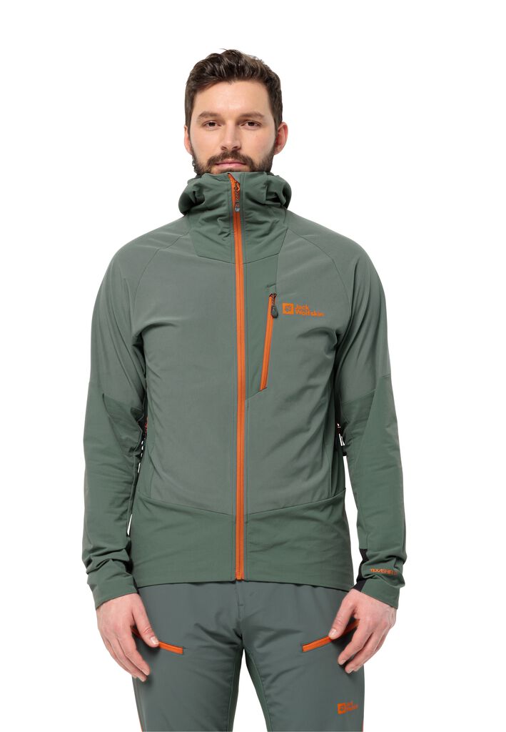 ALPSPITZE HOODY M Skitouren Softshelljacke Herren