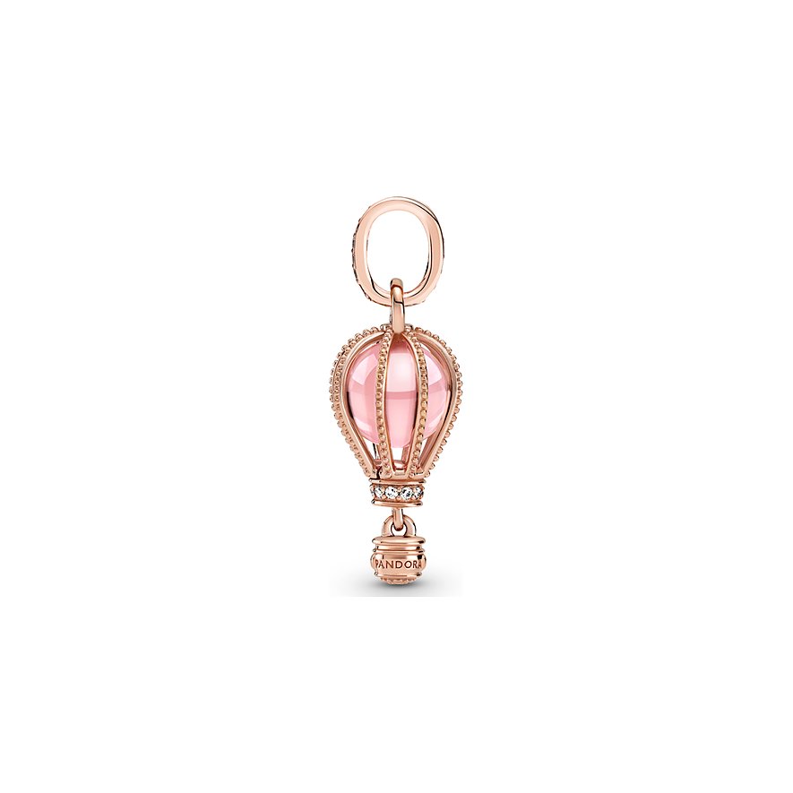 Pandora Charm Moments Funkelnder rosafarbener Heißluftballon