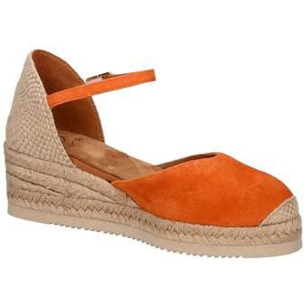 Unisa Keil-Sandale in orange