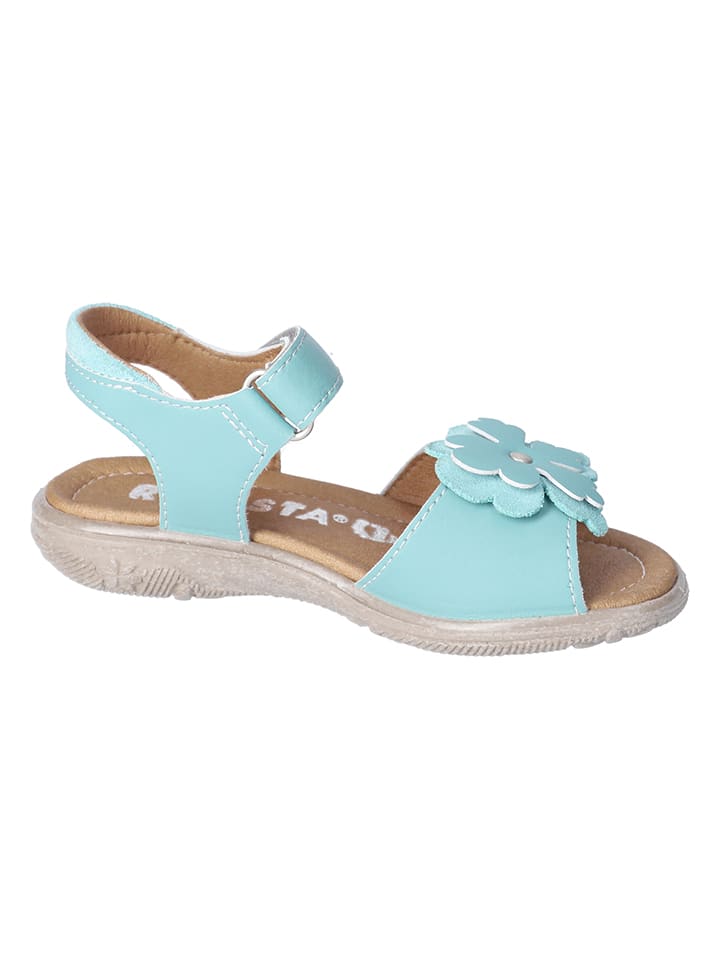 Ricosta Leder-Sandalen in Türkis günstig kaufen