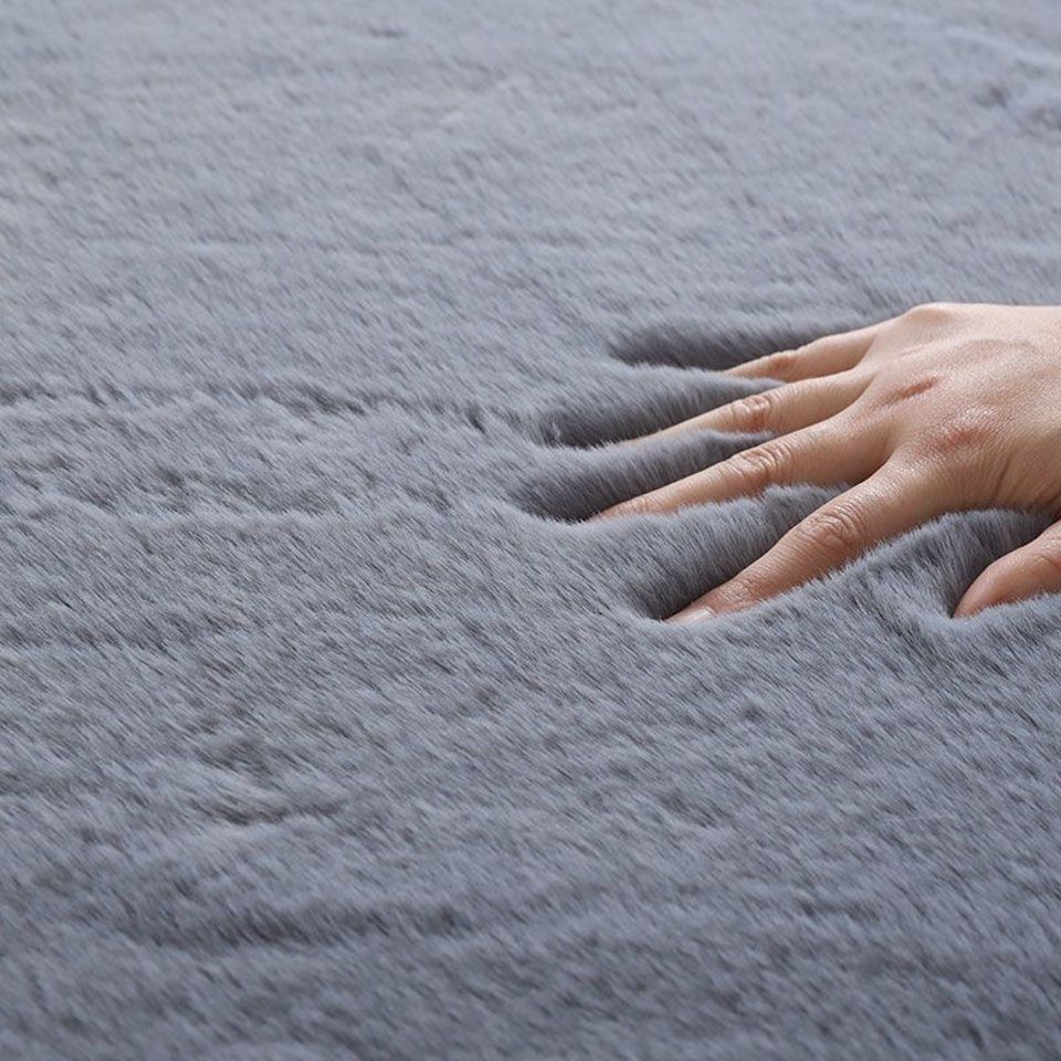 Fellteppich Kunstfell teppich, MULISOFT, rechteckig - S, Höhe: 22 mm, Super Soft Shaggy Teppich 60 x 90 cm