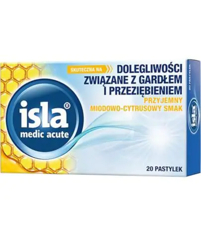 Isla Medic Acute, Γεύση Μέλι-Εσπεριδοειδή, Παστίλιες
