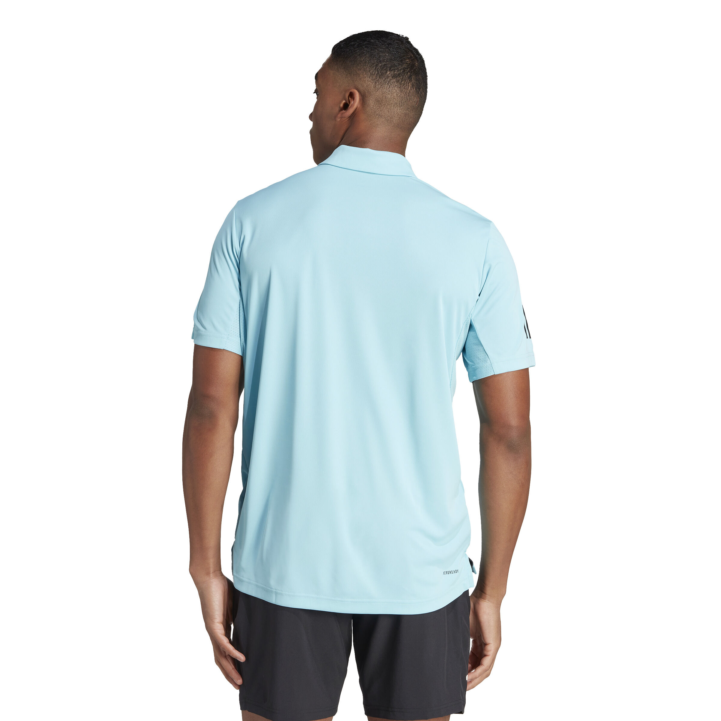 Club 3 Stripes Polo Herren - Hellblau