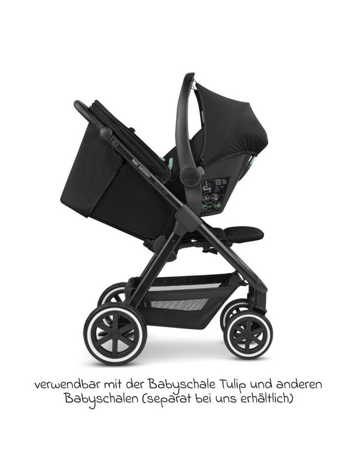 ABC-Design Buggy & Sportwagen Avus Air inkl. Reboarder in schwarz günstig kaufen onesize