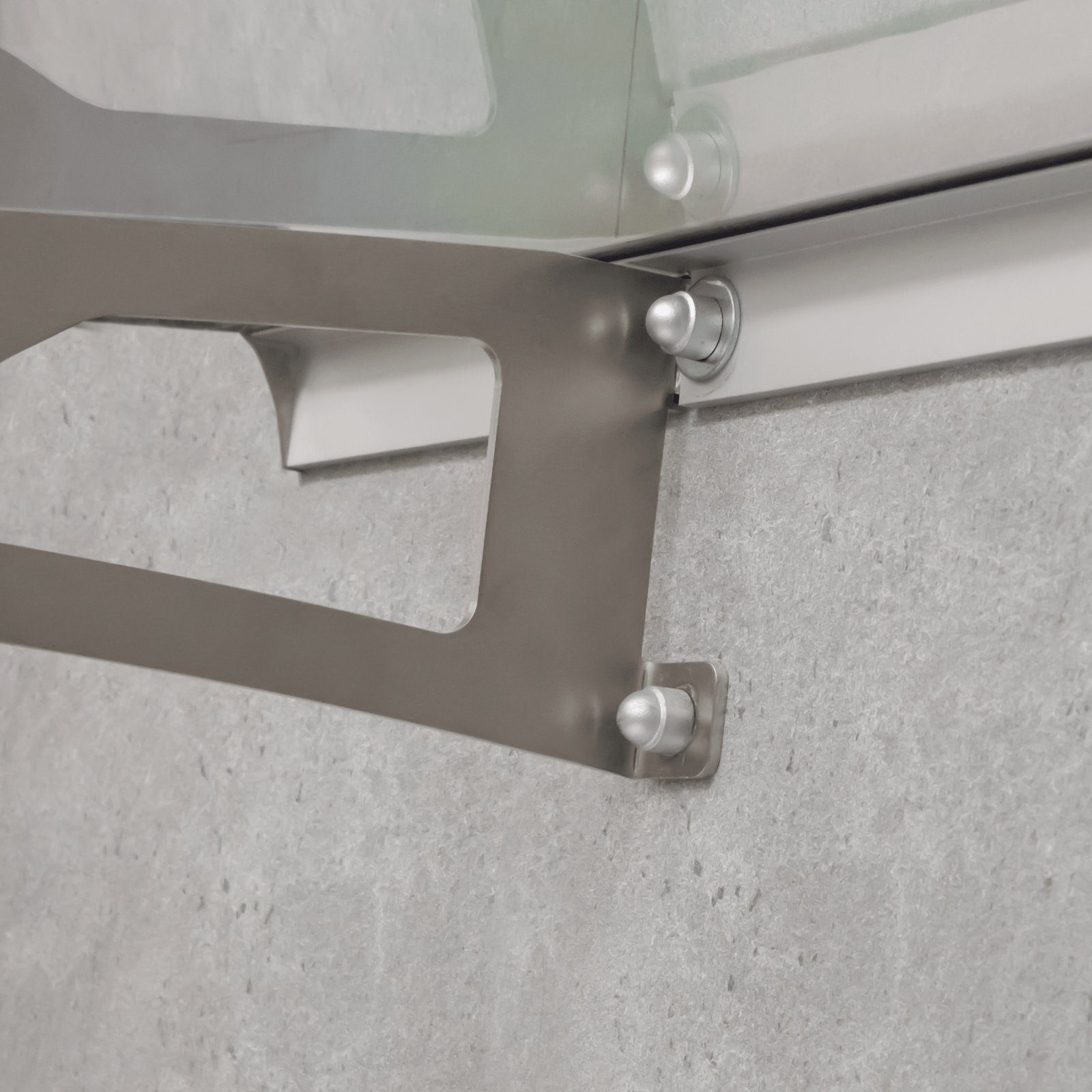 Schulte Vordach Pultvordach Style Plus Classic, mit Alu-Regenrinne