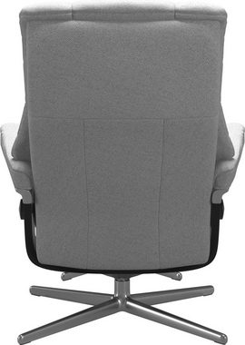 Stressless® Relaxsessel Mayfair (Set, Relaxsessel mit Hocker), mit Hocker, mit Cross Base, Größe S, M & L, Holzakzent Schwarz