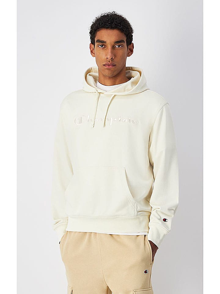 Champion Hoodie in Creme günstig kaufen M