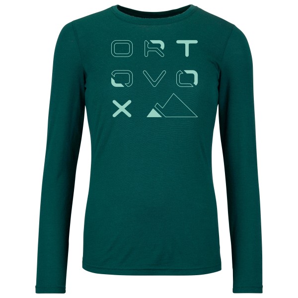 Ortovox - Women's 185 Merino Brand Outline L/S - Merinoshirt