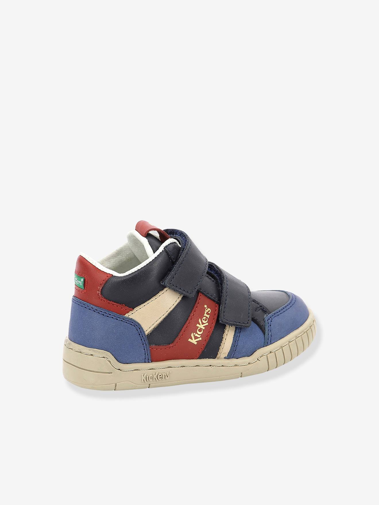 Baskets sneakers garçon Wincky Vel KICKERS® bleu