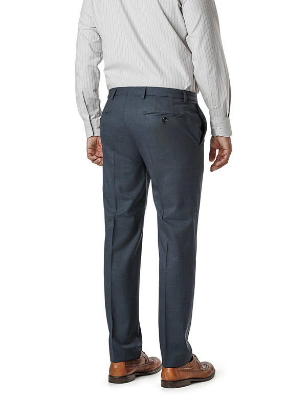JOOP!, Hose, Slim Fit, Schurwoll-Stretch, dunkelblau