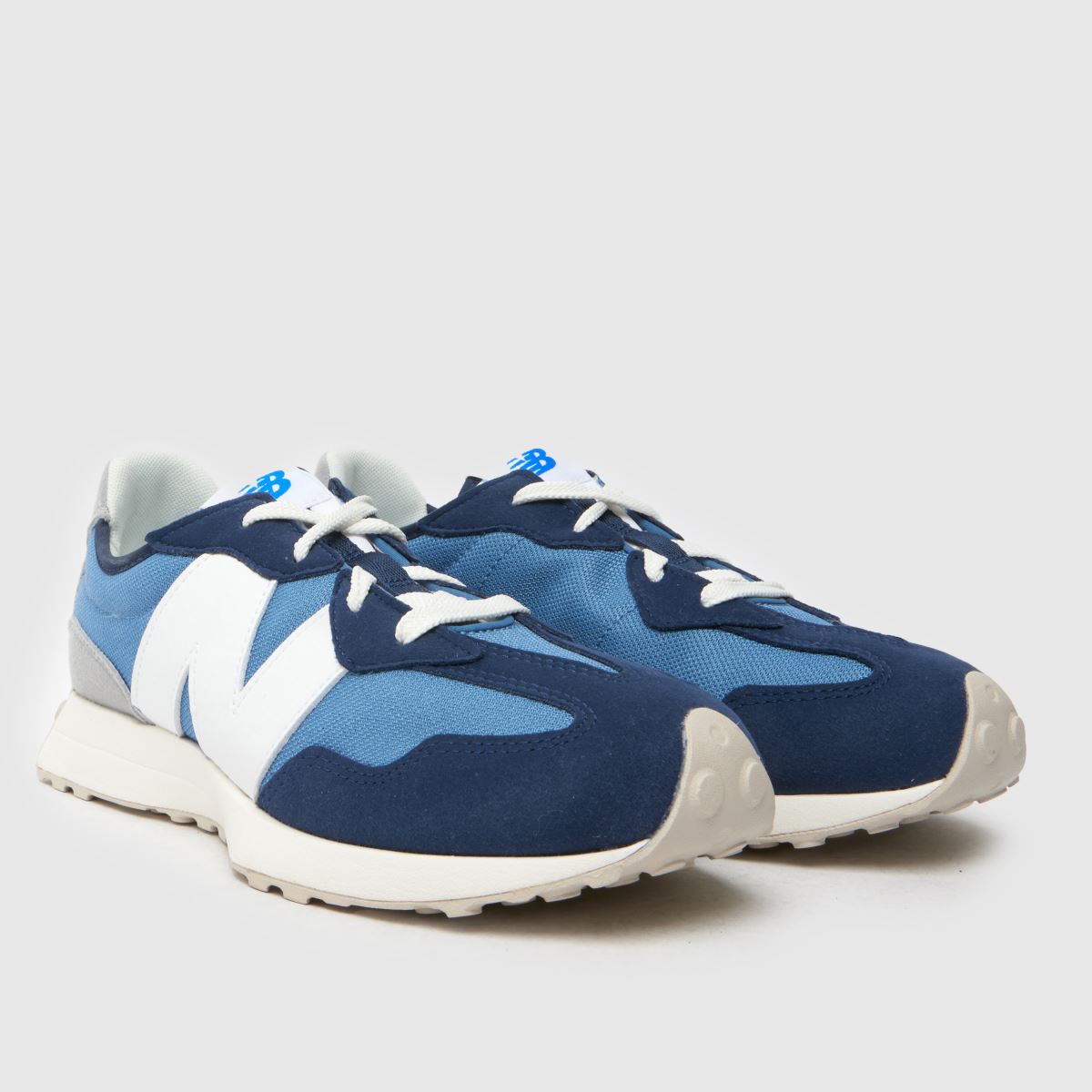 New Balance marinblå multifärgade 327 pojkar/ungdomsskor