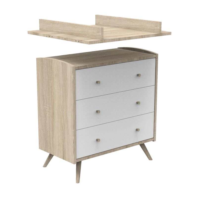 Dispositif à langer Access bois blanc