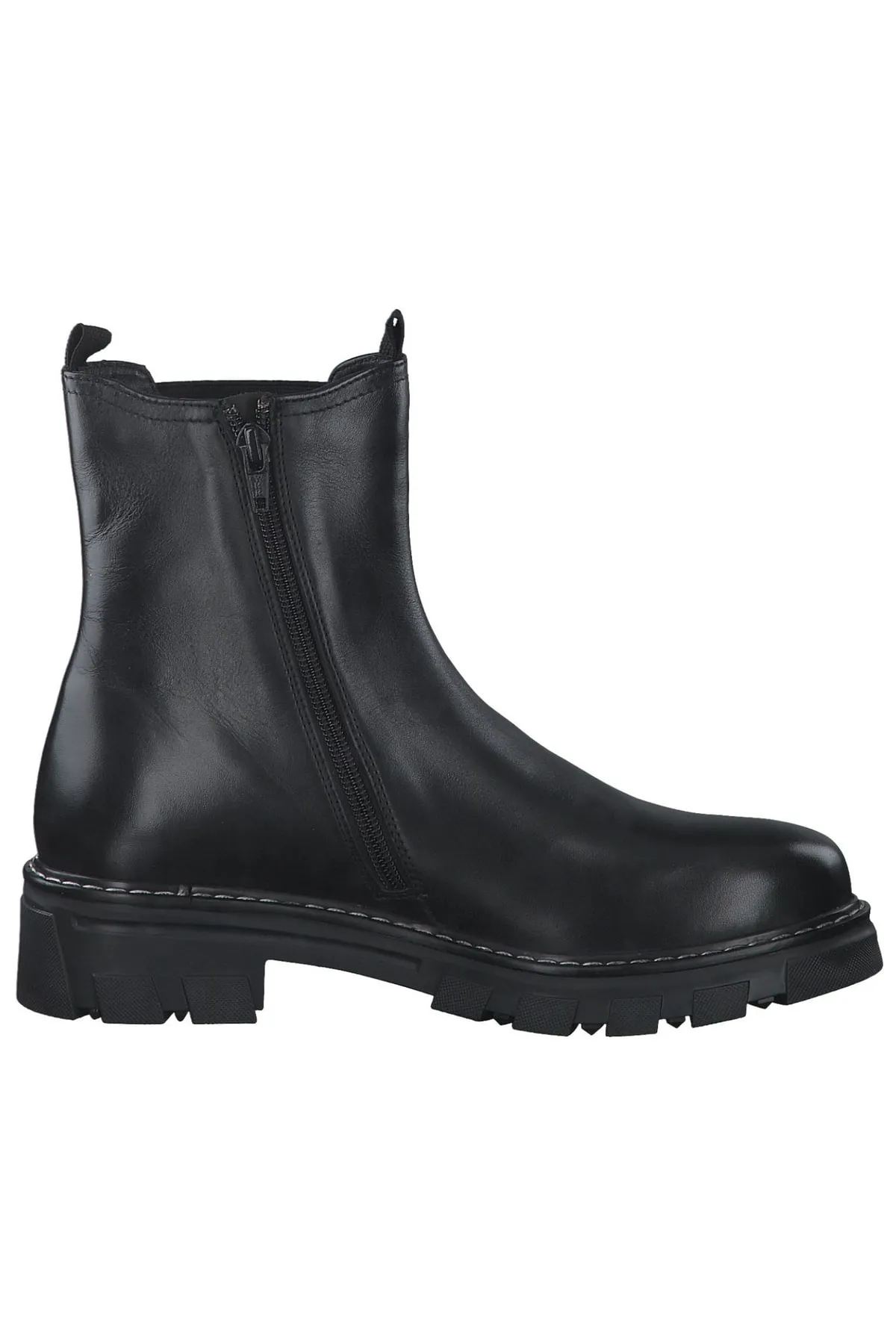 s.Oliver  Stiefelette - Schwarz - Blockabsatz