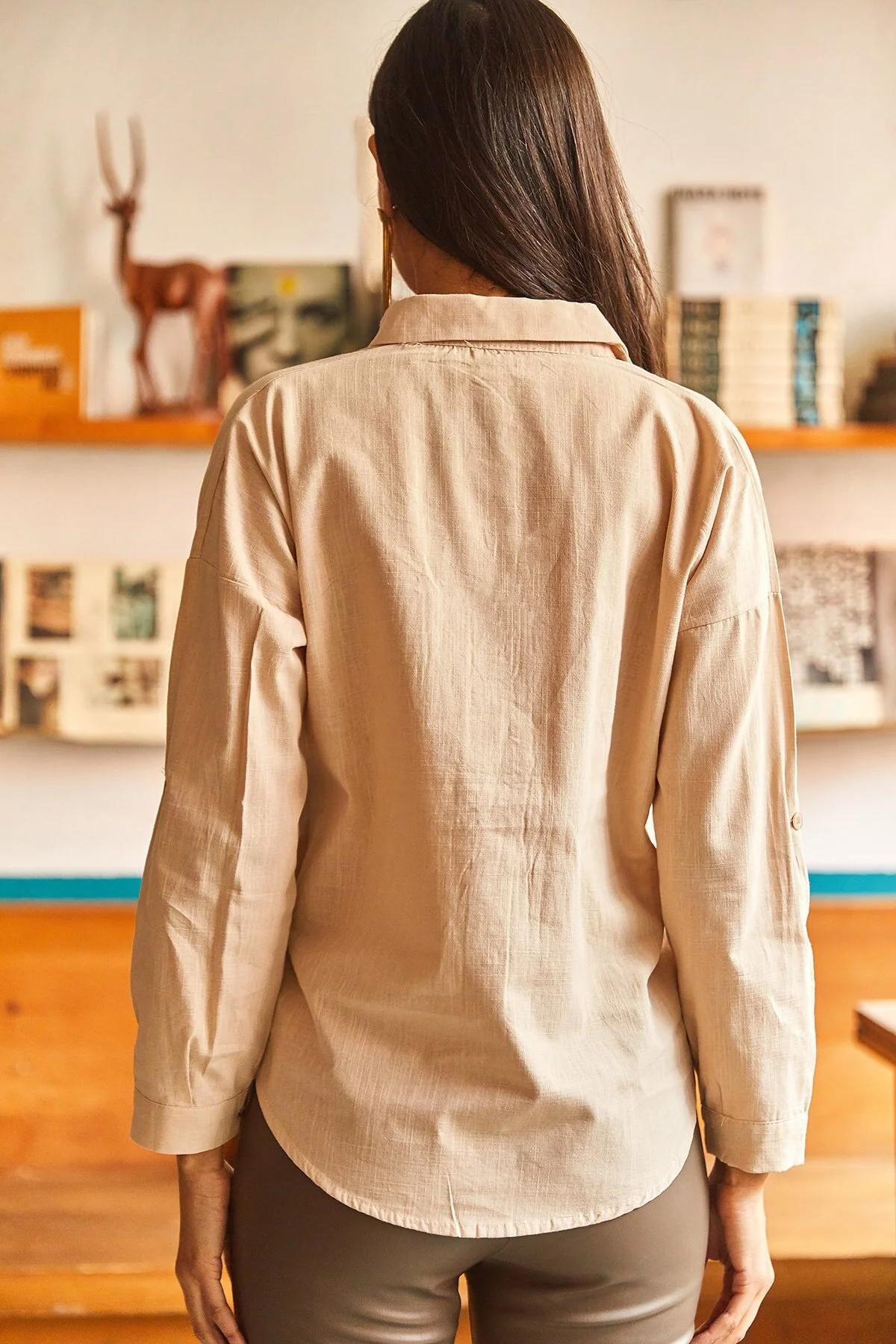 Olalook  Hemd - Beige - Regular Fit