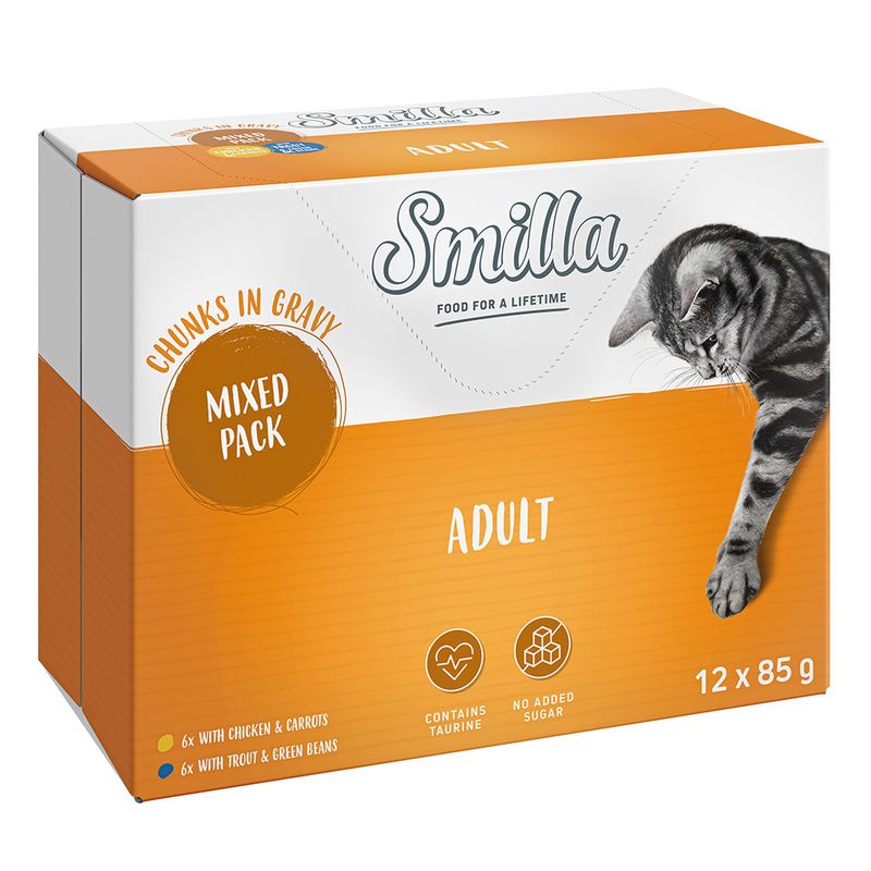 Sparpaket 24 x 85 g Smilla Häppchen mit Gemüse