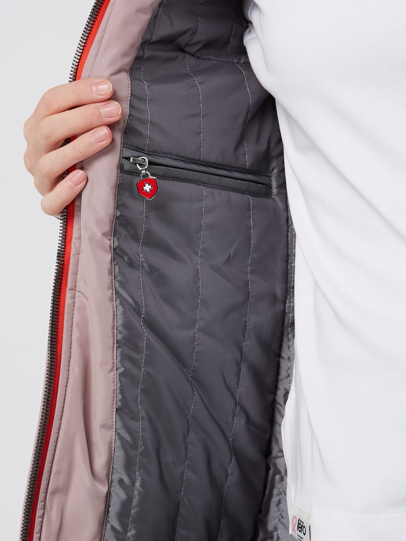 Jacke mit Label-Detail Modell 'STOCKHOLM' in rosé