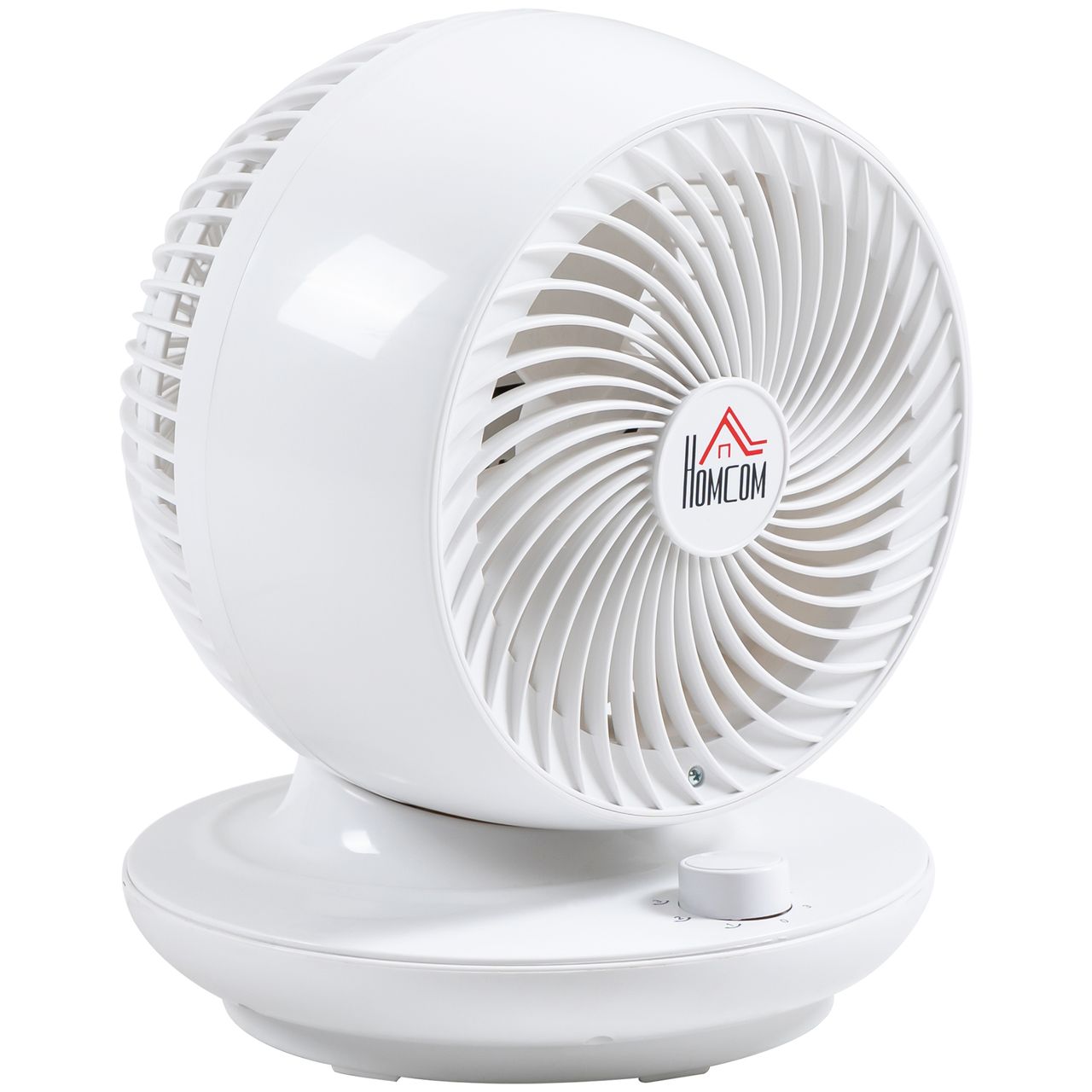 HOMCOM Tischventilator 90° Kippfunktion 70° Oxidation 90° Schwenkbar