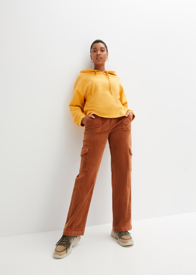 Oversized Kapuzensweatshirt aus Bio-Baumwolle