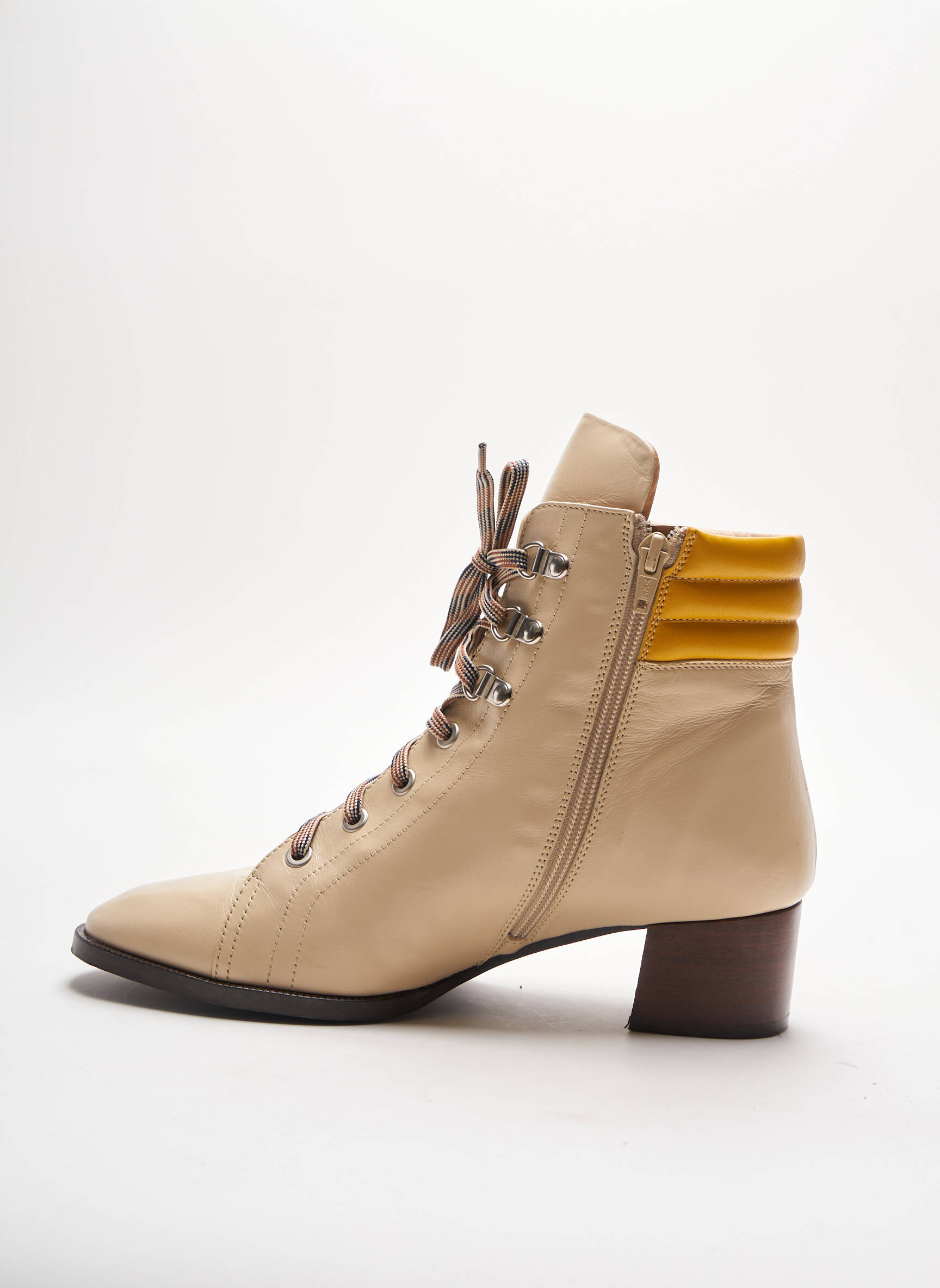 Sarenza Bottines Femme couleur beige