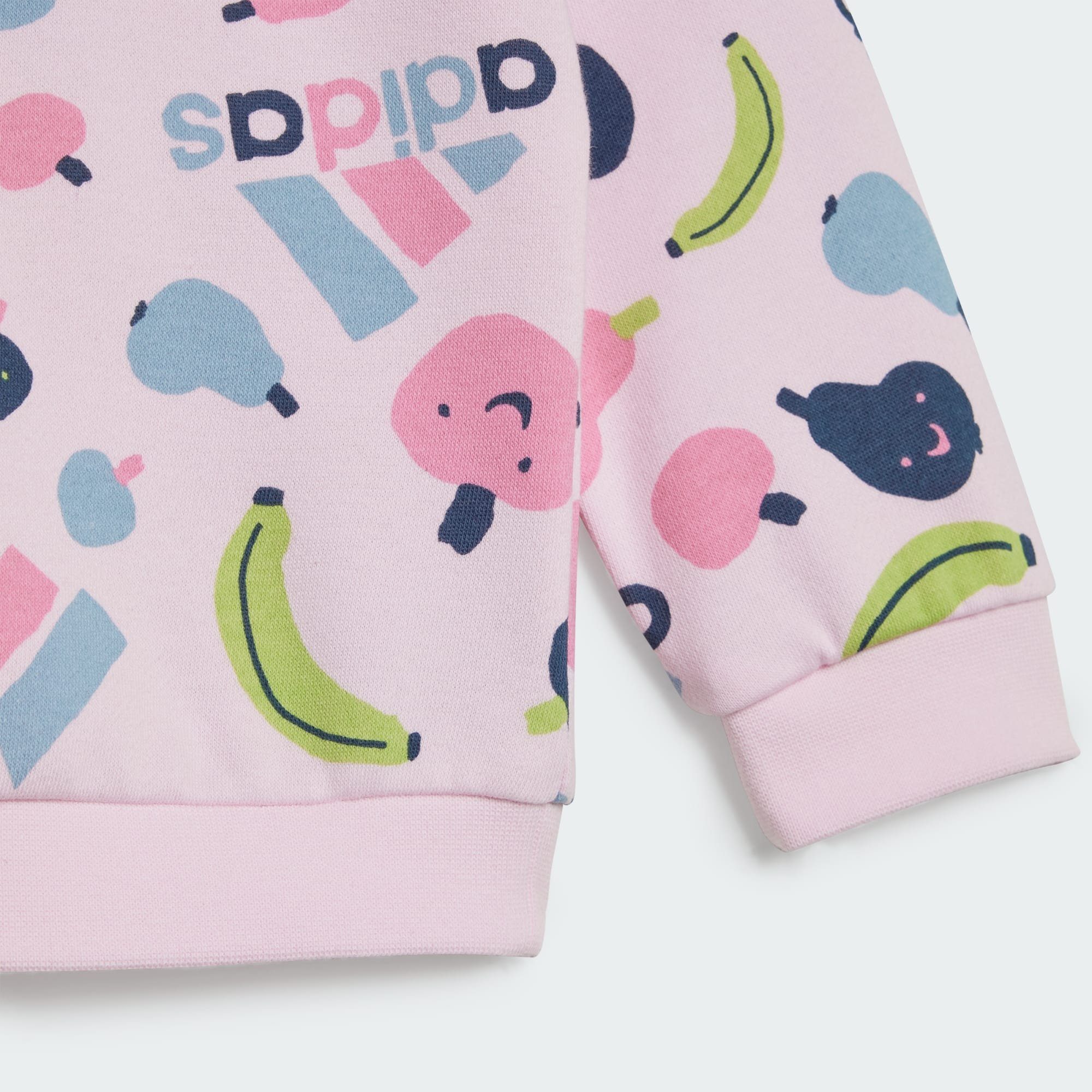 adidas Sportswear Trainingsanzug ESSENTIALS ALLOVER PRINT JOGGER SET KIDS