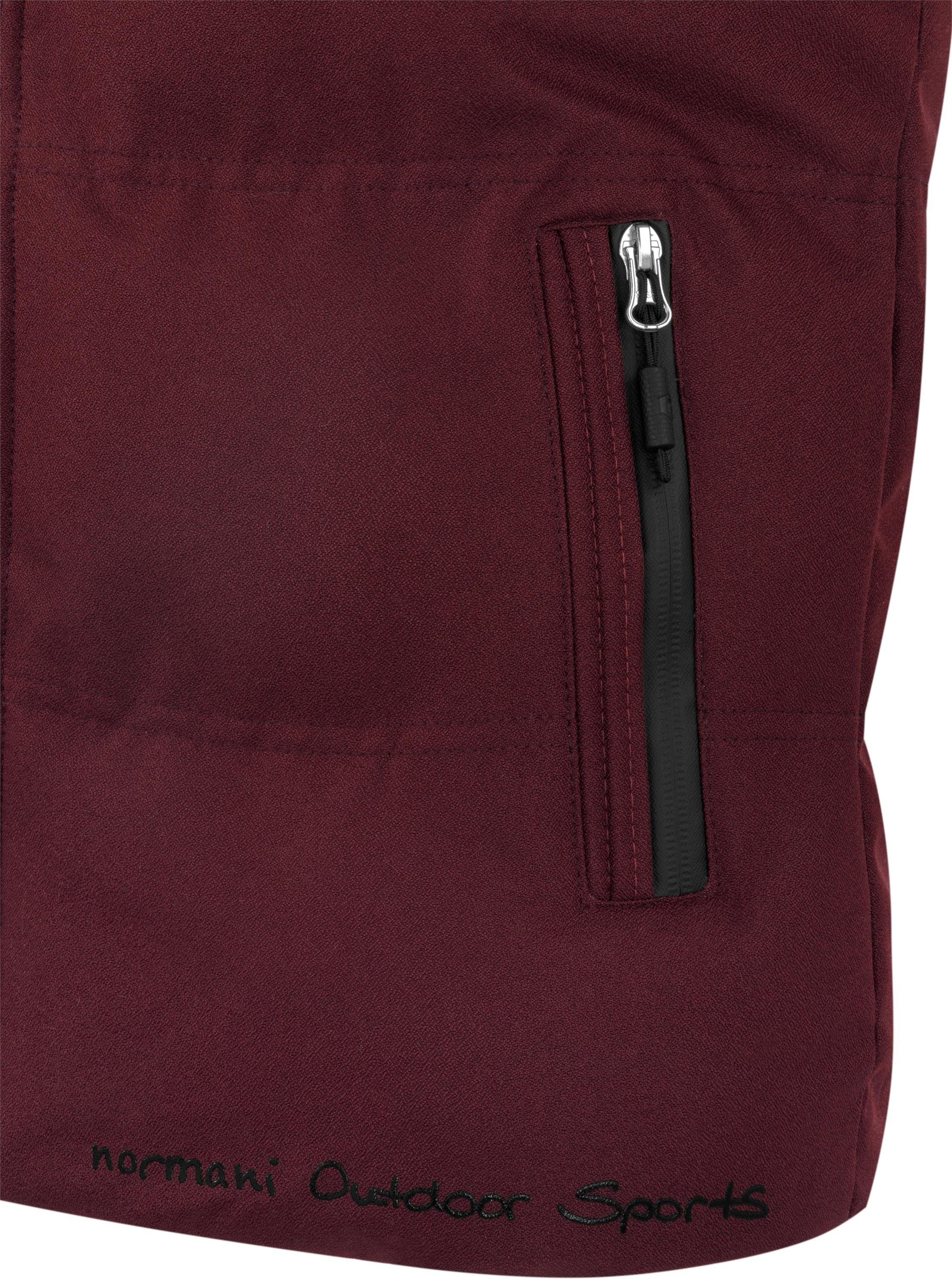 normani Steppweste Kinder Weste Skien (1-tlg) Wattierte Winterweste - winddichter Outdoor Bodywarmer Weste mit Kapuze für Jungen und Mädchen