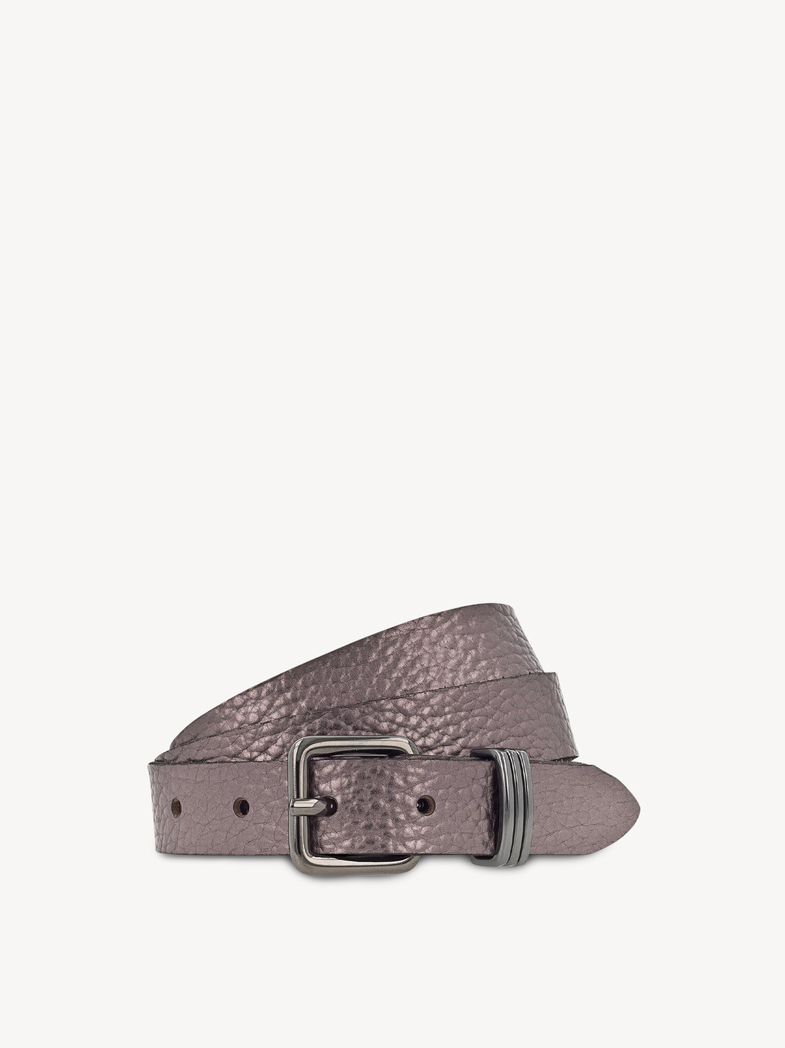 Ceinture en cuir - argentés