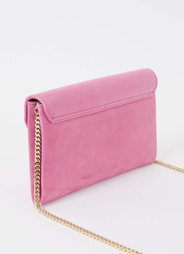 LKBennett Dora clutch in suede
