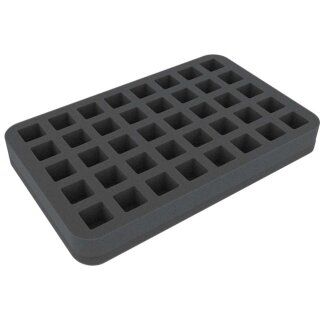 Feldherr 30 mm Half-Size Schaumstoff mit 40 quadratischen Fächern