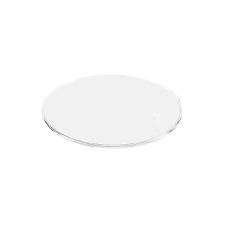 Clear Acrylic Bases: Round 90mm (10)