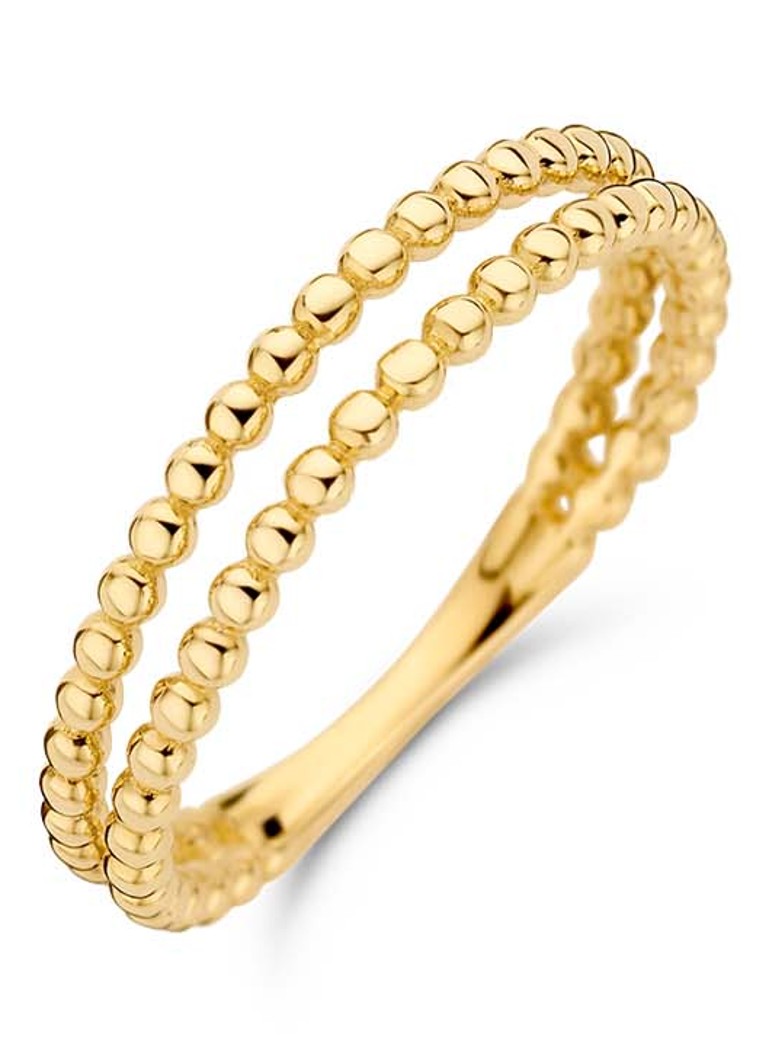 Prstan Jackie 14K Gold Minori Bubble Twin iz 14-karatnega rumenega zlata