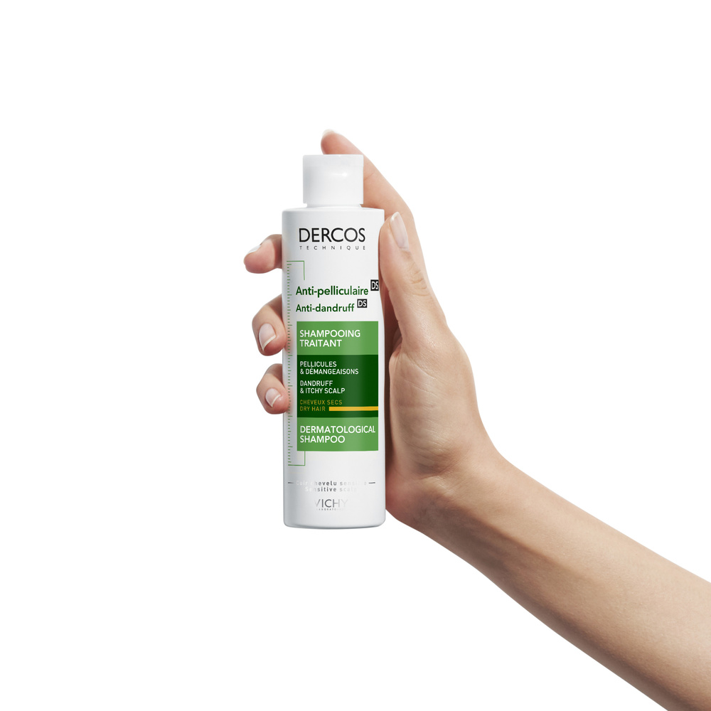 Vichy Dercos Technique Shampooing traitant pellicules & démangeaisons cheveux secs
