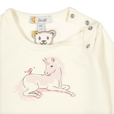 T-Shirt langarm, beige für Mädchen