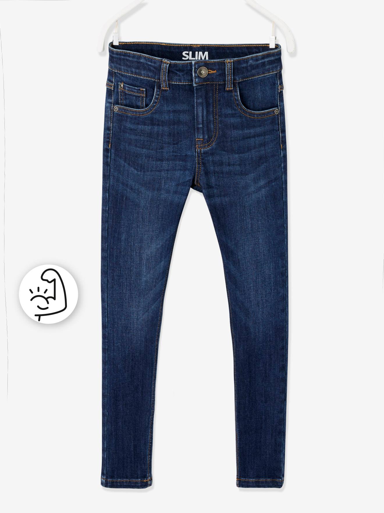 Jean slim indestructible garçon denim brut