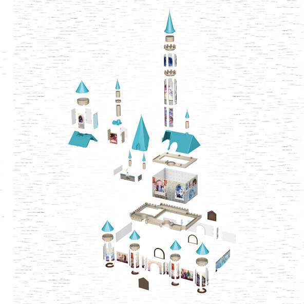 3D Puzzle, Disney Frozen Schloss