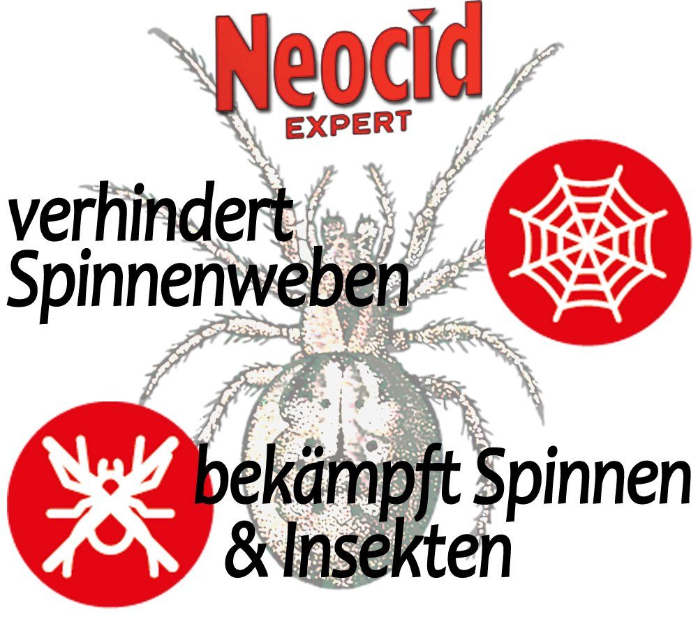 NEOCID Expert Insektenspray Spinnen-Spray Hochwirksam gegen Spinnen, 0.4 l, unmittelbarer Knock-down Effekt