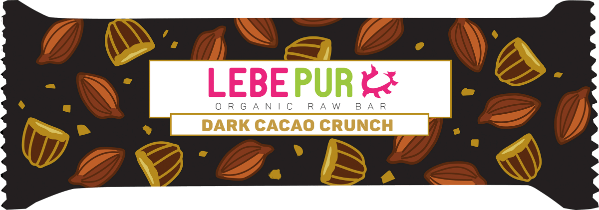 Rohkostriegel, Dark Cacao Crunch, 50 g