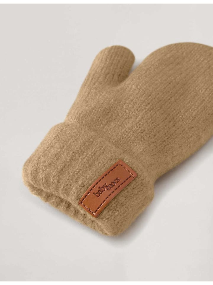 BabyMocs Handschuhe Vegan in hellbraun günstig kaufen onesize