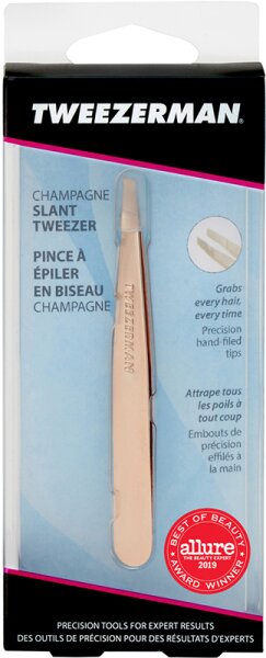 Tweezerman Slant Tweezer - Schräge Pinzette, Champagne Pinzette