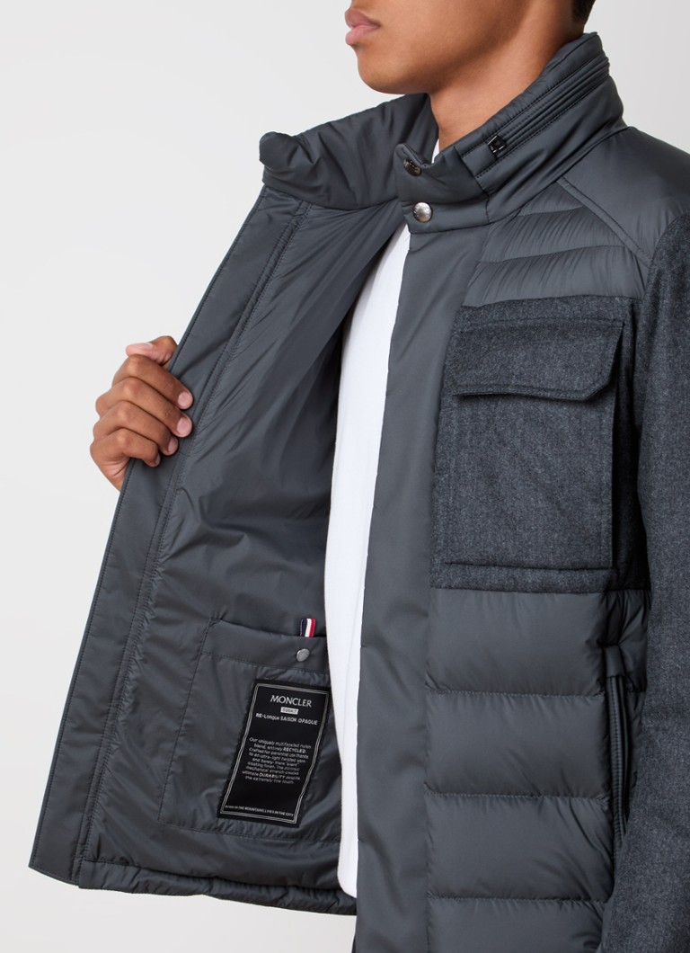 Moncler Vallanta quilted jacket with storage hood