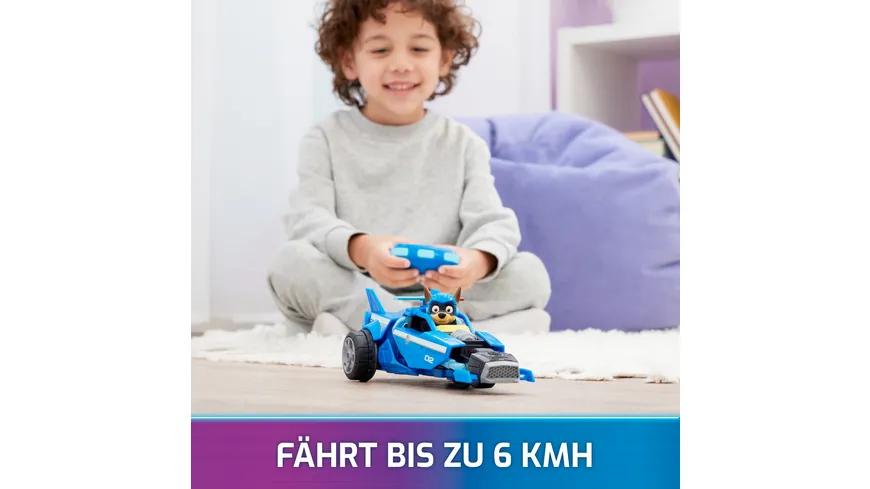 Paw Patrol: Der Mighty Kinofilm, ferngesteuertes Polizeiauto mit Chase im Fahrersitz