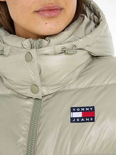 TOMMY-JEANS Damen Daunenjacke mit Kapuze TJW MIDI ALASKA PUFFER