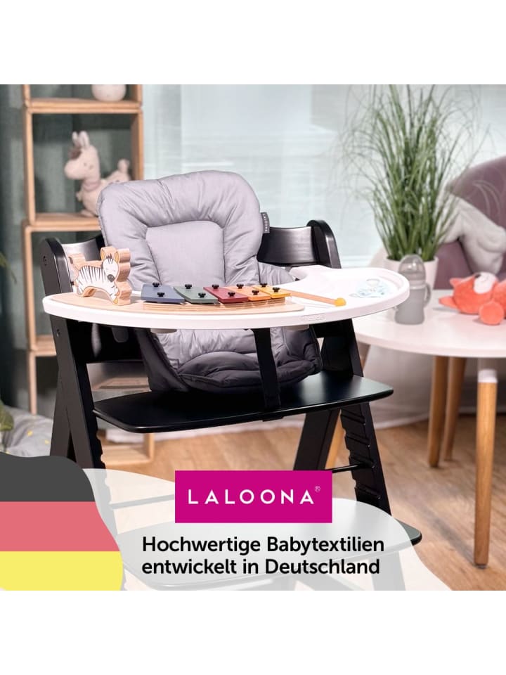 LaLoona Sitzverkleinerer für Hauck Alpha Hochstuhl - beschichtet in grau günstig kaufen onesize