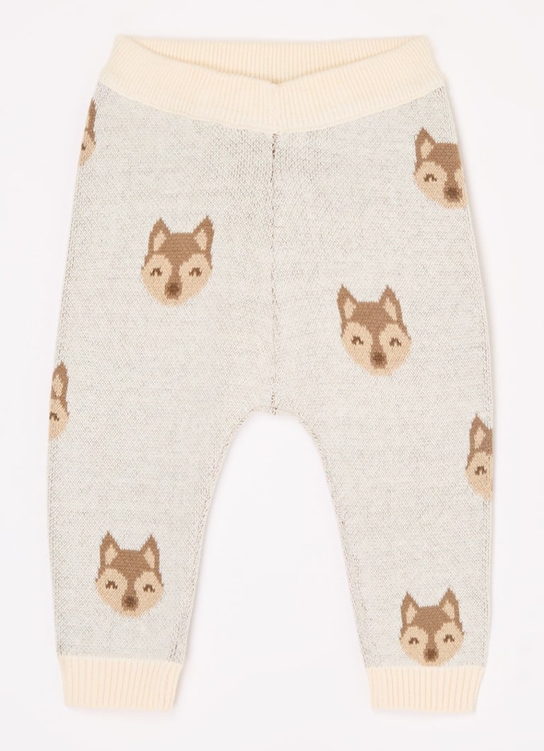 Pantaloni slim fit Lil' Atelier NBMLamoe din bumbac organic pentru bebeluși