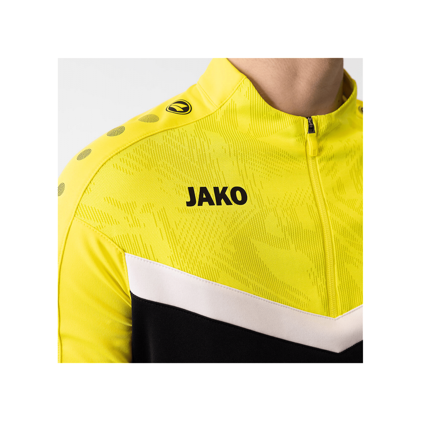 JAKO Iconic HalfZip Sweatshirt Schwarz F808