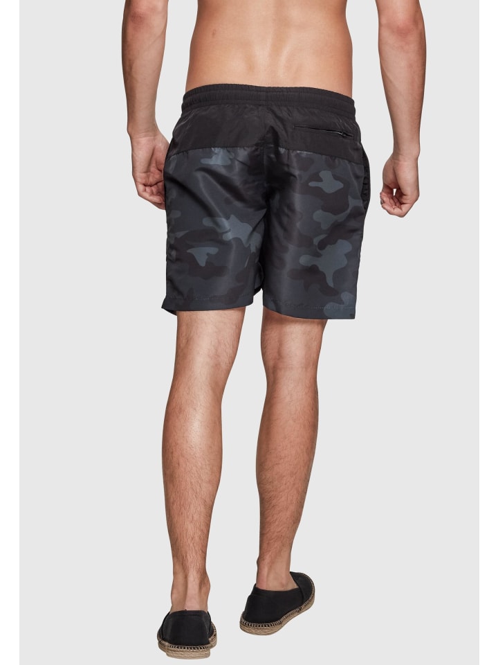 Urban Classics Urban Classics Badeshorts in blk/darkcamo günstig kaufen