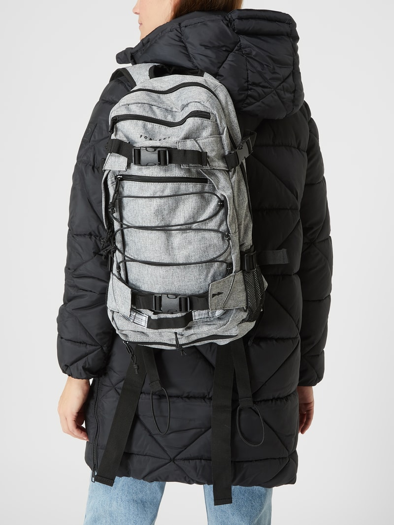 Rucksack in Melange-Optik Modell 'Louis' in hellgelb meliert