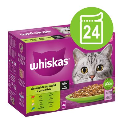 Megapack Whiskas Senior Frischebeutel 24 x 85 g
