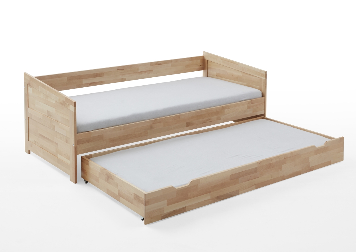 Relita Einzelbett   Bettkasten NINA (inkl. Rollrost) natur