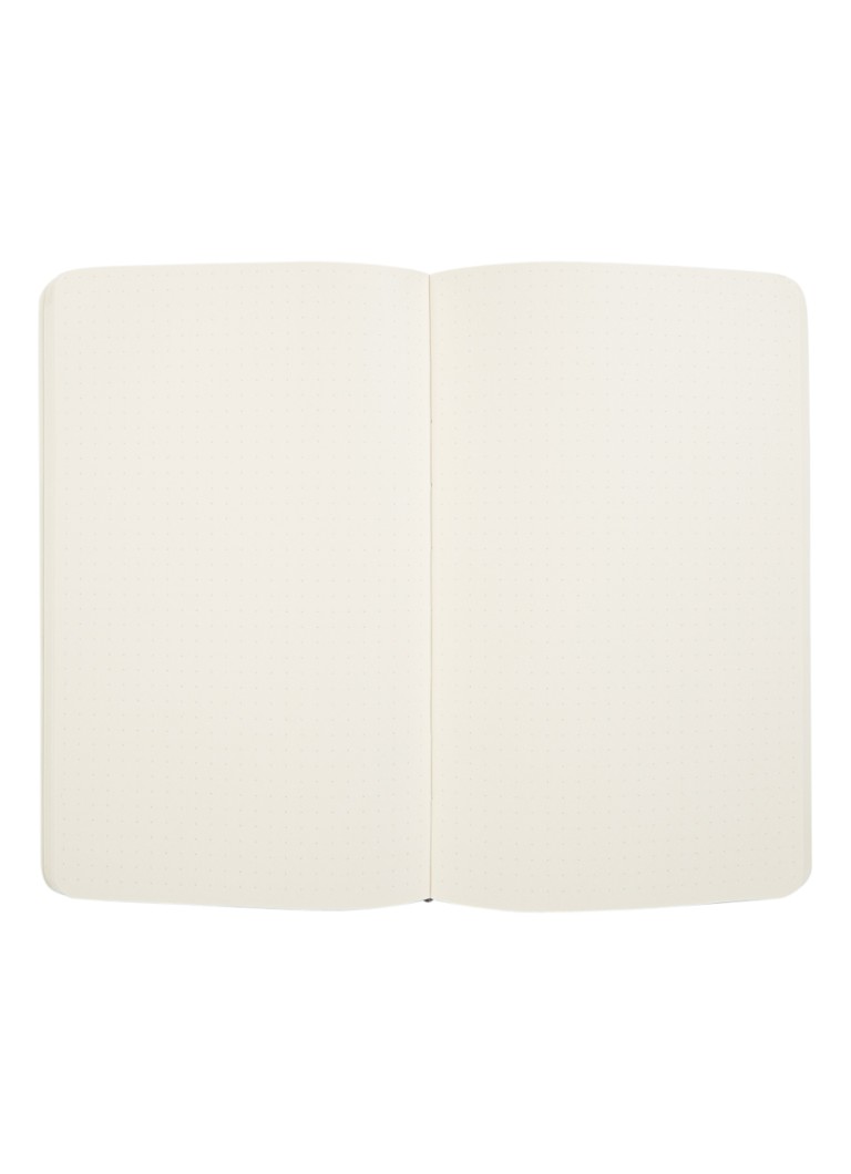 Moleskine jegyzetfüzet, nagy, pöttyös, fekete, telt