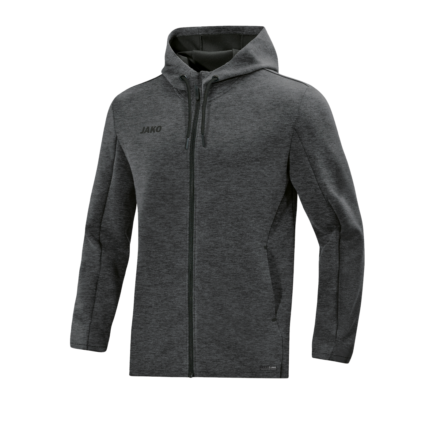 Jako Premium Basic Kapuzenjacke Grau F21